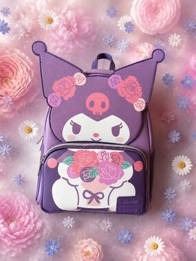 Hello Kitty & Friends Kuromi Floral Mini Backpack